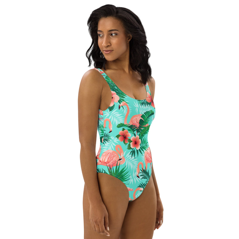 Latina Fashion- Latina Rocks Flamingo Love One-Piece Swimsuit