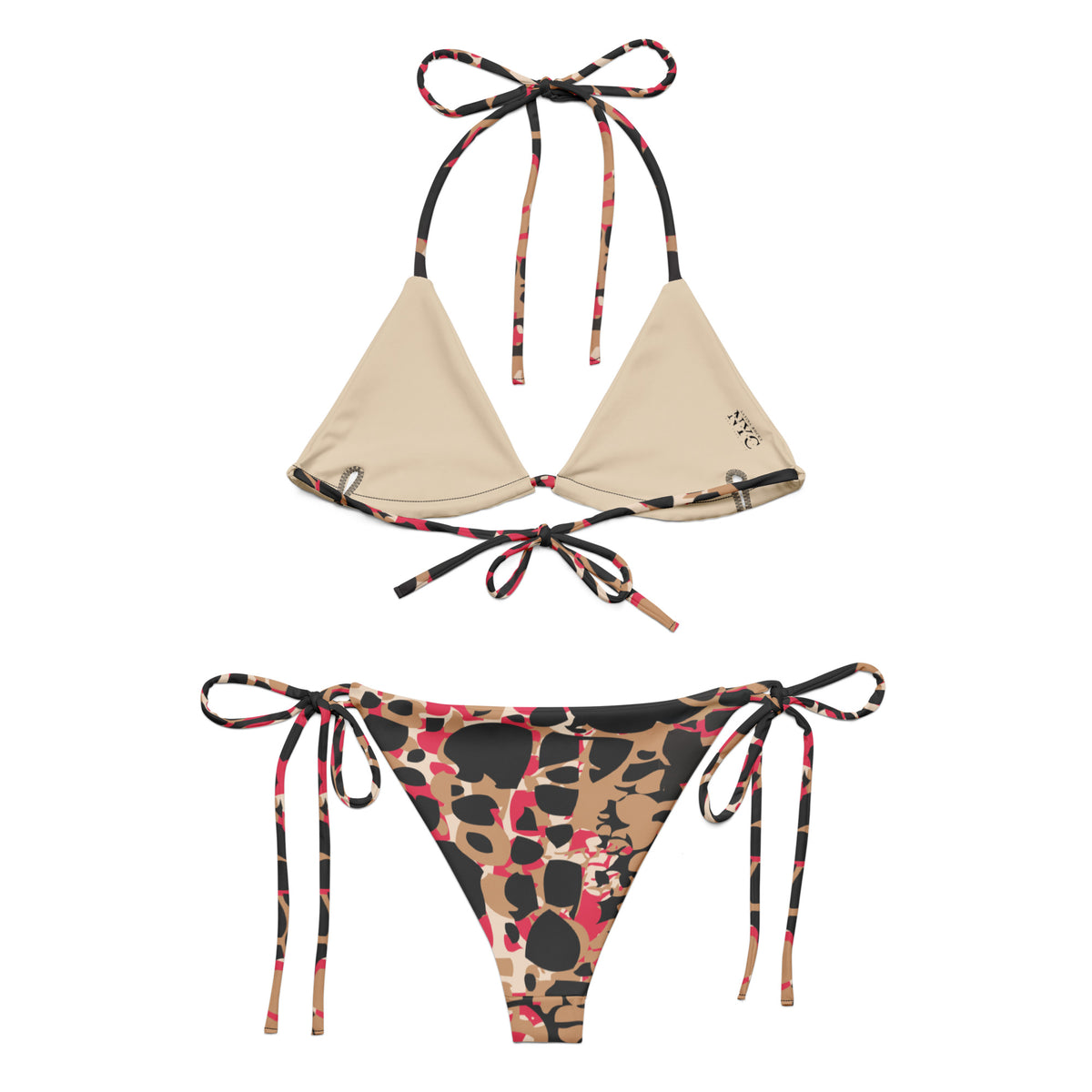 Latina Fashion- Latina Rocks El Pueblo Print String-Bikini