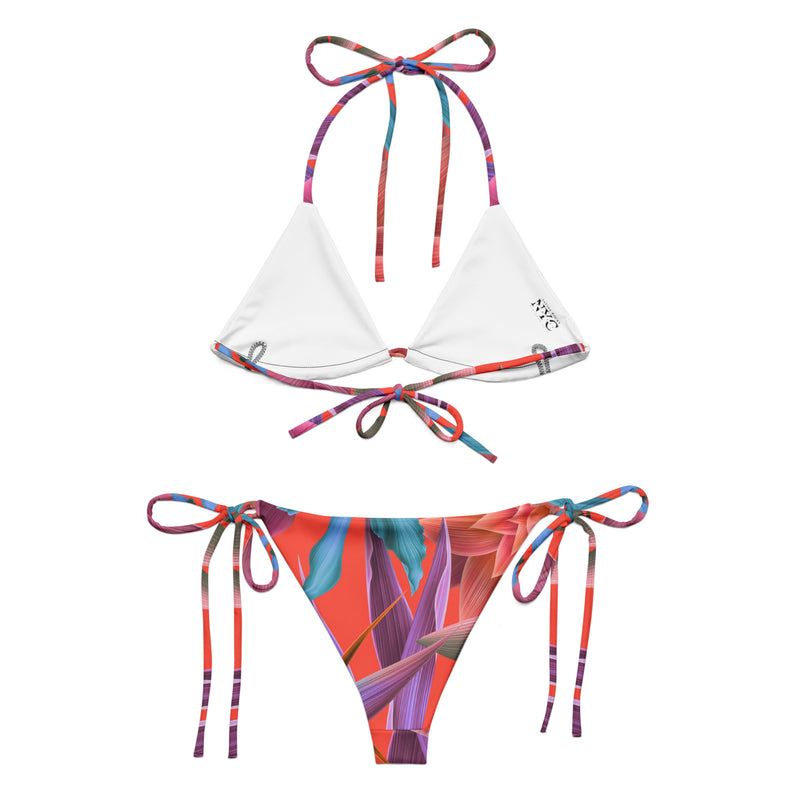 Latina Fashion- Latina Rocks Tulips Zen Print String-Bikini