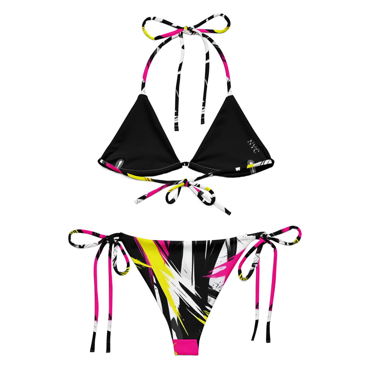 Latina Fashion- Latina Rocks Abstract String-Bikini