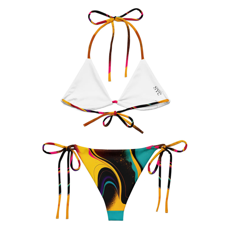 Latina Fashion- Latina Rocks Lava Vibes String-Bikini