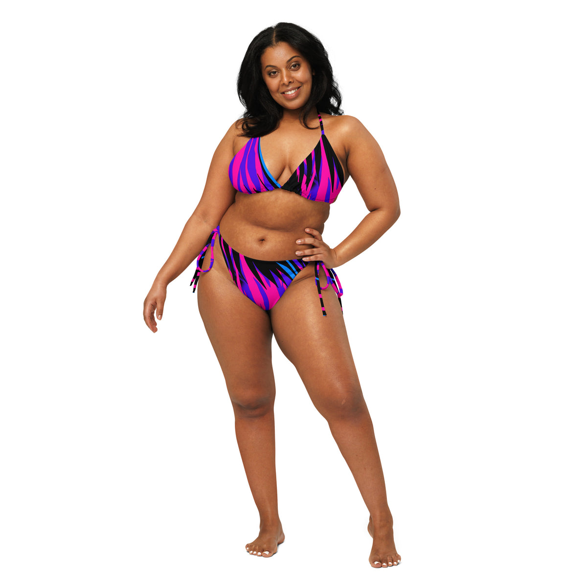 Latina Fashion- Latina Rocks Multi Color String-Bikini