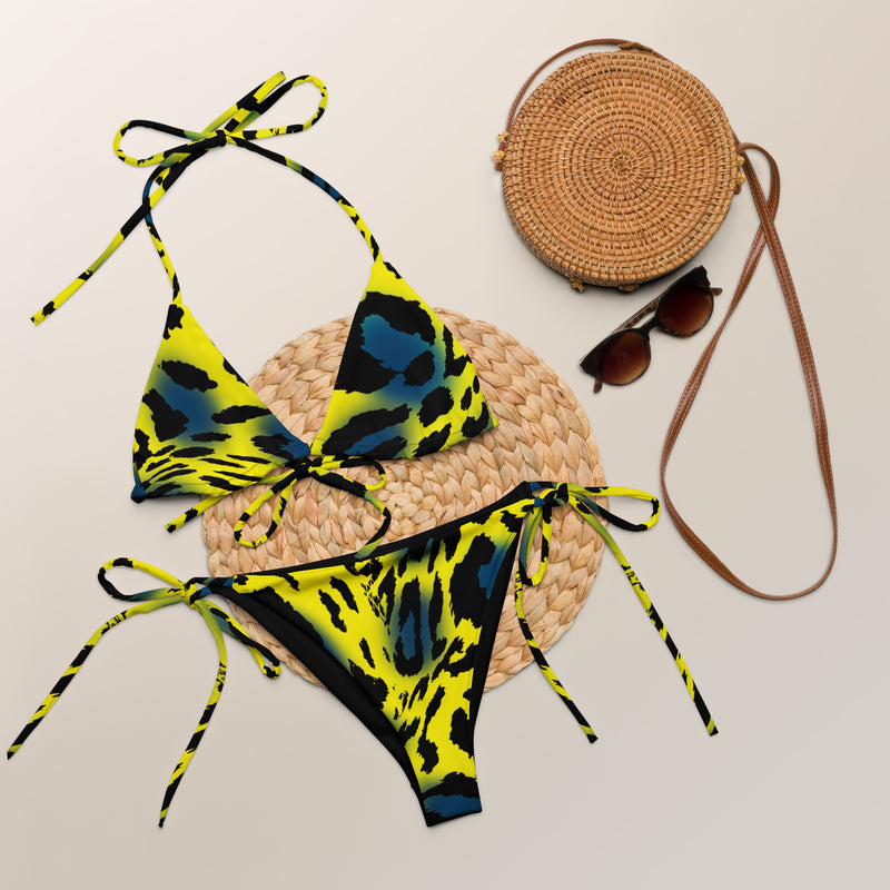 Latina Fashion- Latina Rocks Gorgeous Print String-Bikini