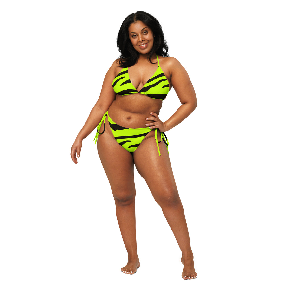 Latina Fashion- Latina Rocks Neon Safari String-Bikini