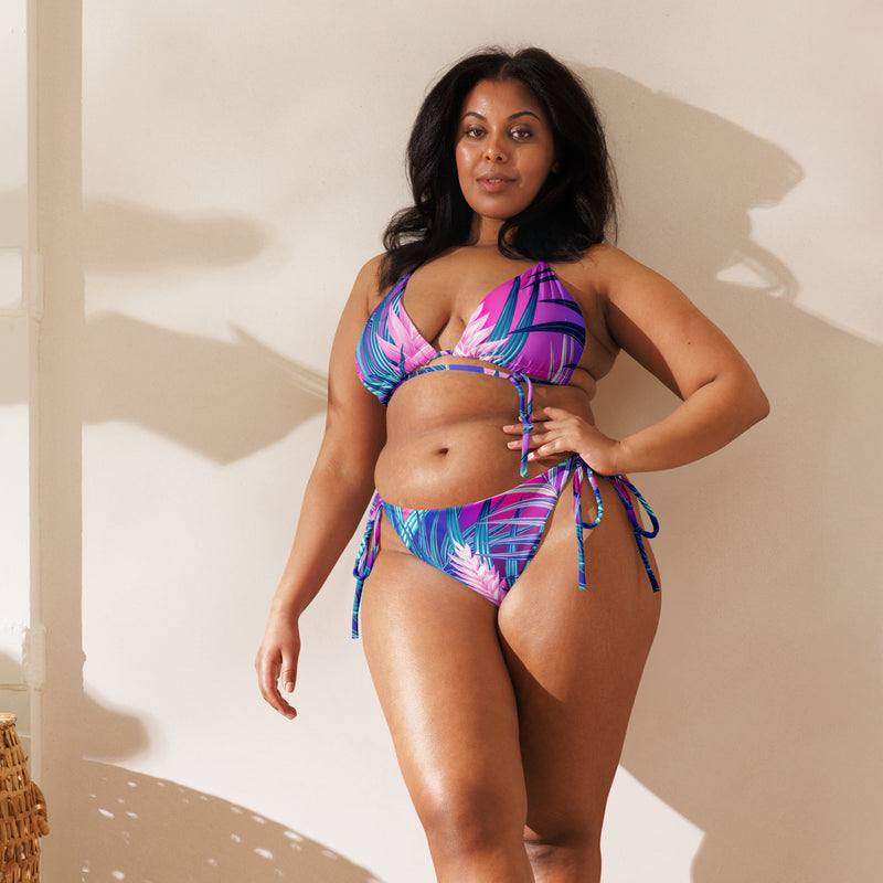 Latina Fashion- Latina Rocks Carribean Print String-Bikini