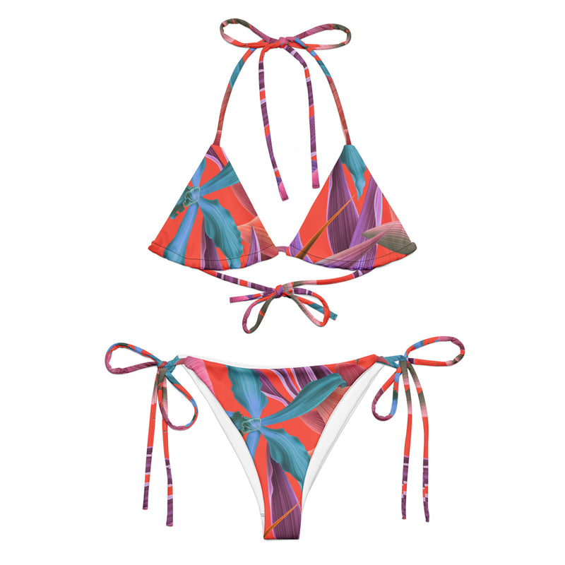 Latina Fashion- Latina Rocks Tulips Zen Print String-Bikini