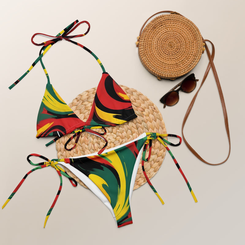 Latina Fashion- Latina Rocks Rasta String-Bikini