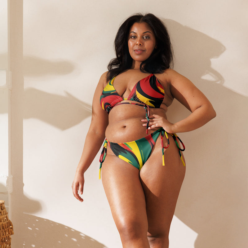 Latina Fashion- Latina Rocks Rasta String-Bikini