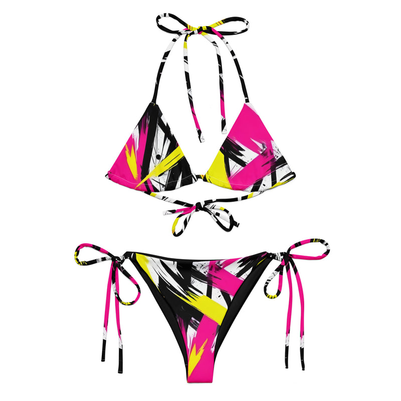 Latina Fashion- Latina Rocks Abstract String-Bikini