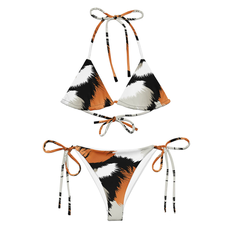 Latina Fashion- Latina Rocks Tiger Print String-Bikini