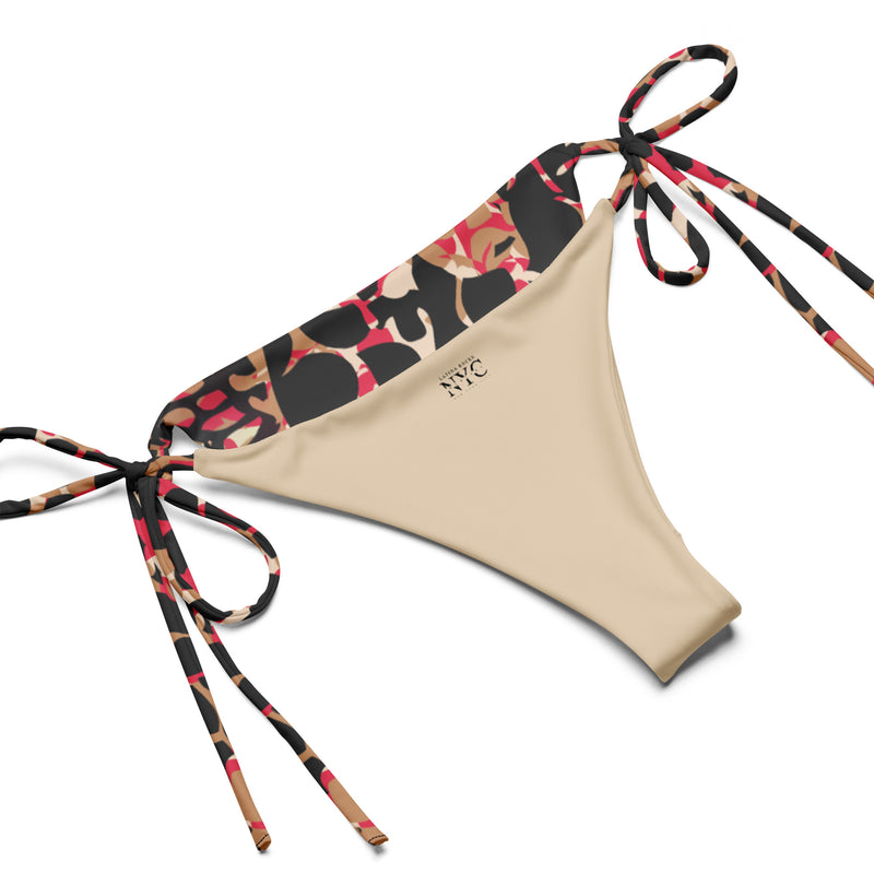 Latina Fashion- Latina Rocks El Pueblo Print String-Bikini