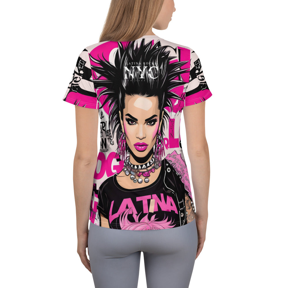 Latina Fashion- Latina Rocker Women's Short Sleeve Shirt