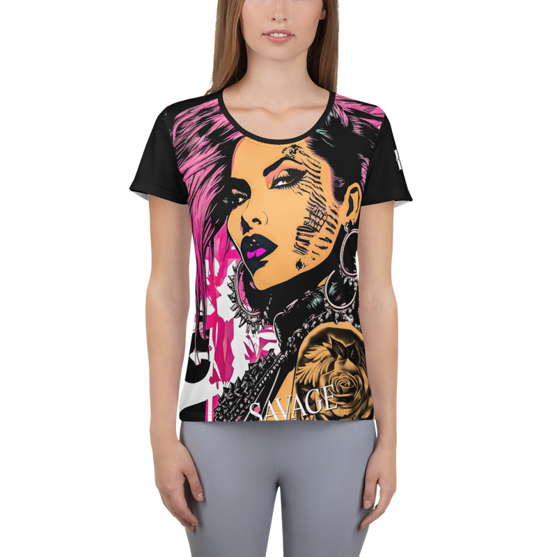 Latina Fashion- Latina Rocks Savage Women's Short Sleeve Shirt