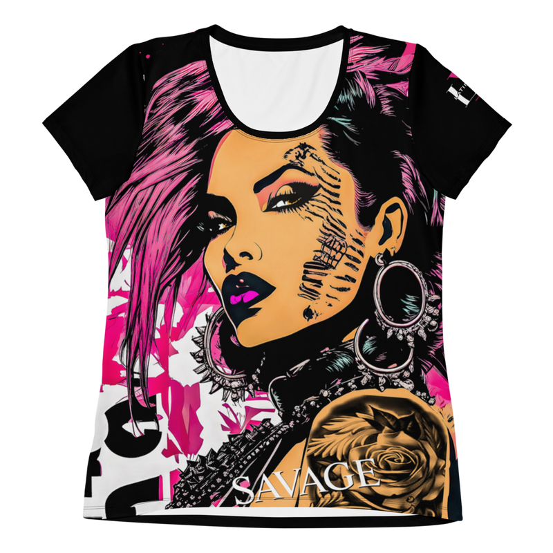 Latina Fashion- Latina Rocks Savage Women's Short Sleeve Shirt