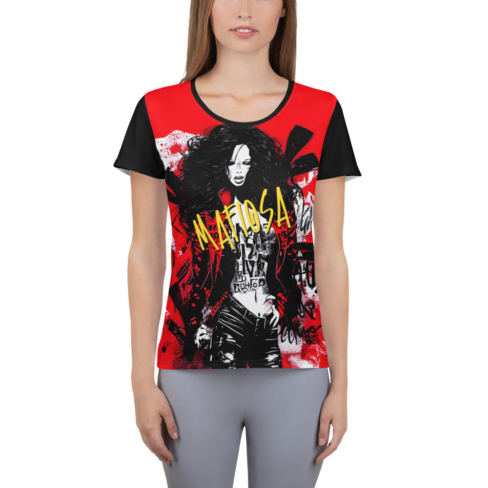 Latina Fashion- Latina Rocks Mafiosa Savage Women's Short Sleeve Shirt