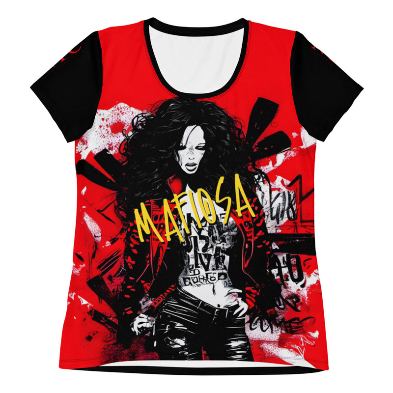 Latina Fashion- Latina Rocks Mafiosa Savage Women's Short Sleeve Shirt