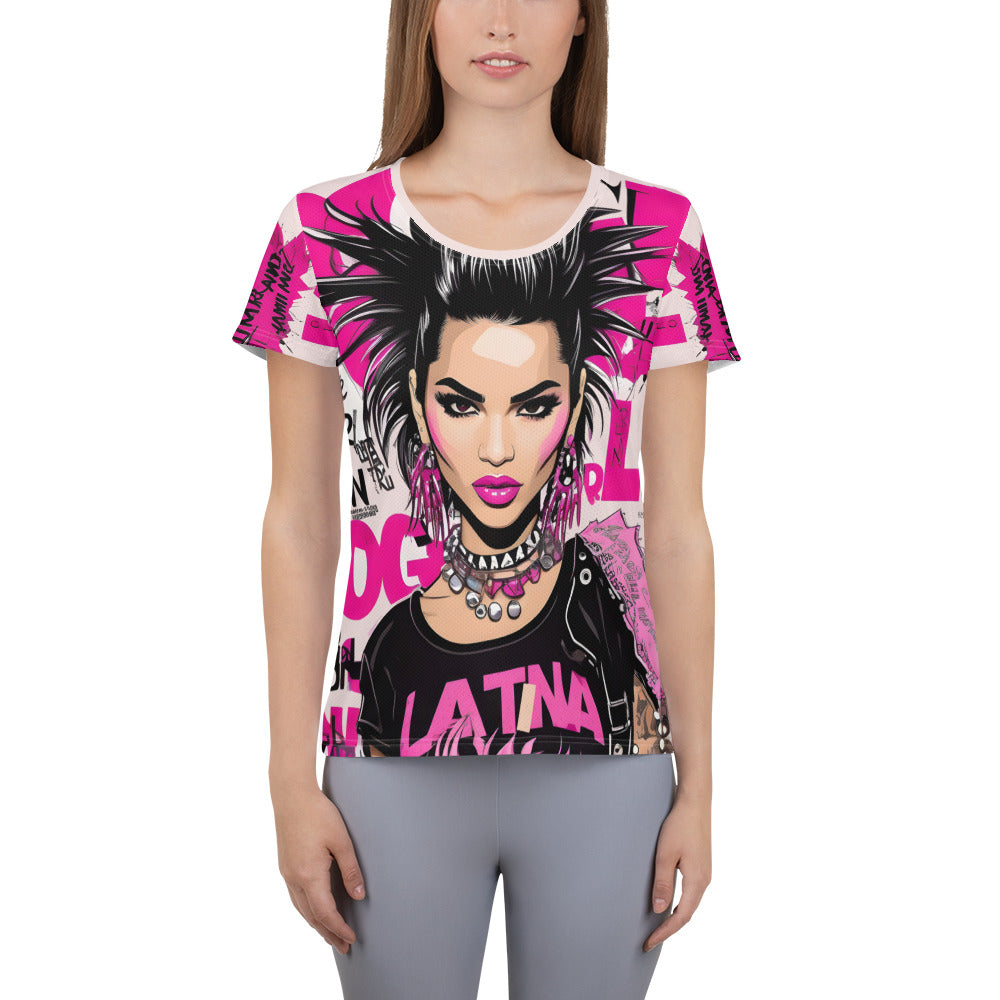 Latina Fashion- Latina Rocker Women's Short Sleeve Shirt