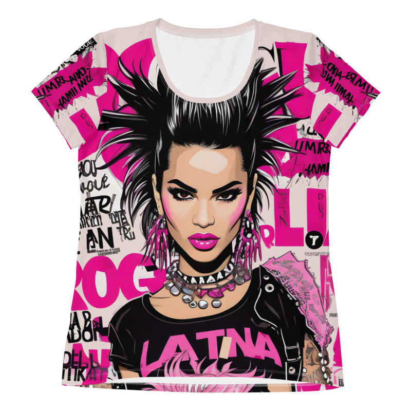 Latina Fashion- Latina Rocker Women's Short Sleeve Shirt