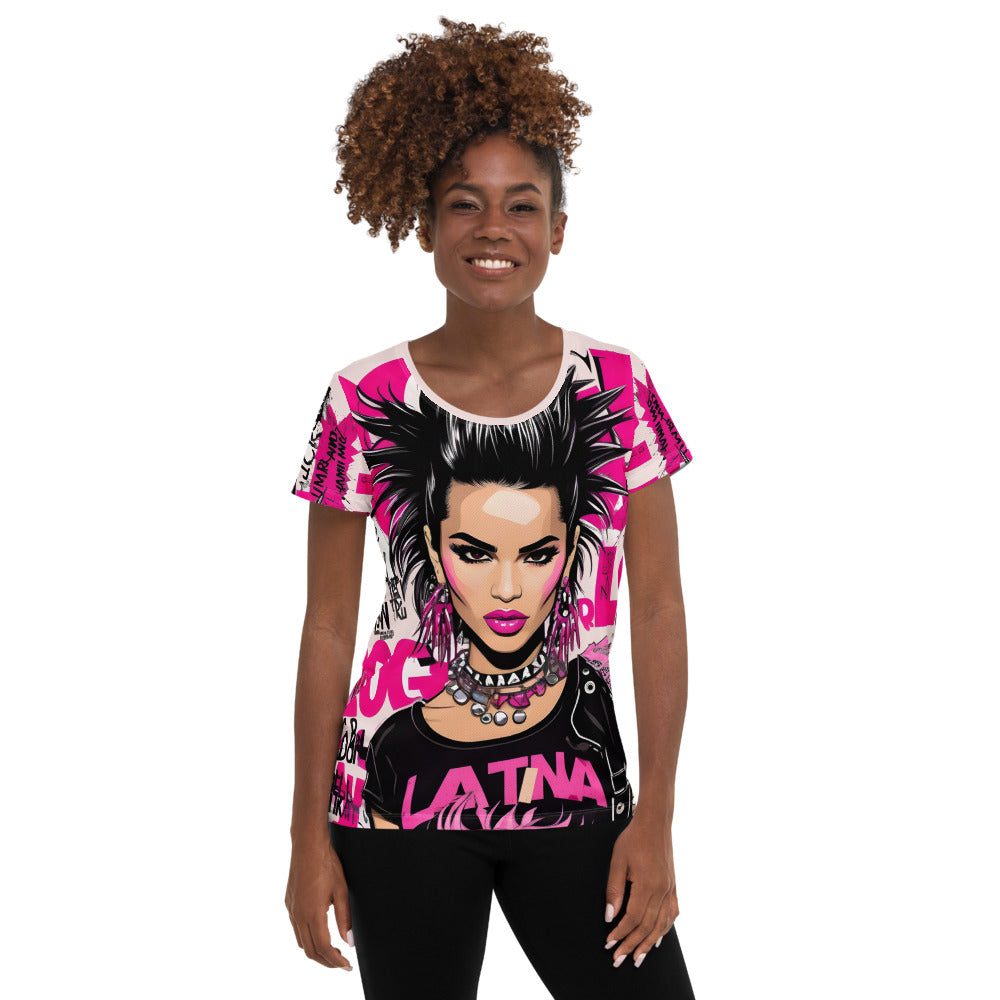 Latina Fashion- Latina Rocker Women's Short Sleeve Shirt