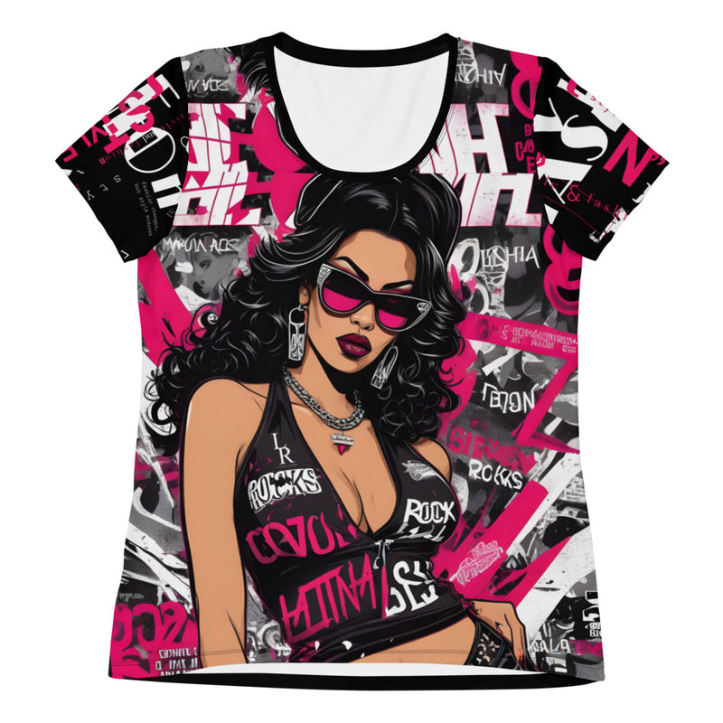 Latina Fashion- Latina Rocks L Diva Women's Short Sleeve T-shirt