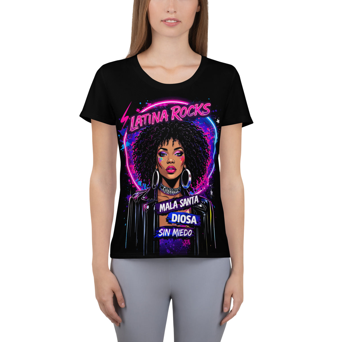 Diosa Afro Latina Women's T-shirt