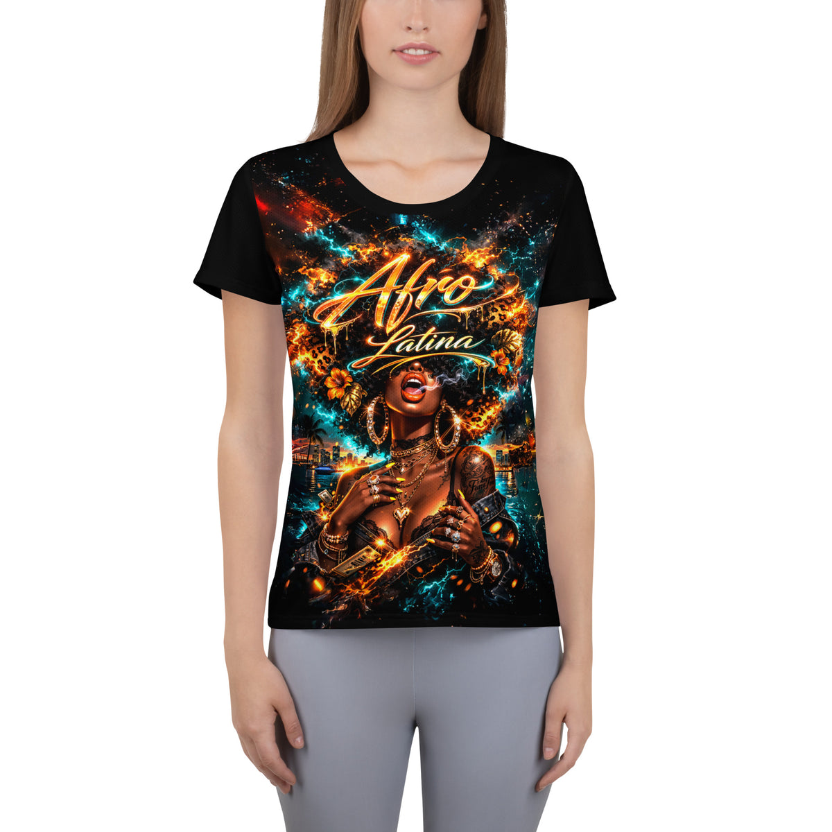 Afro Latina Women's T-shirt