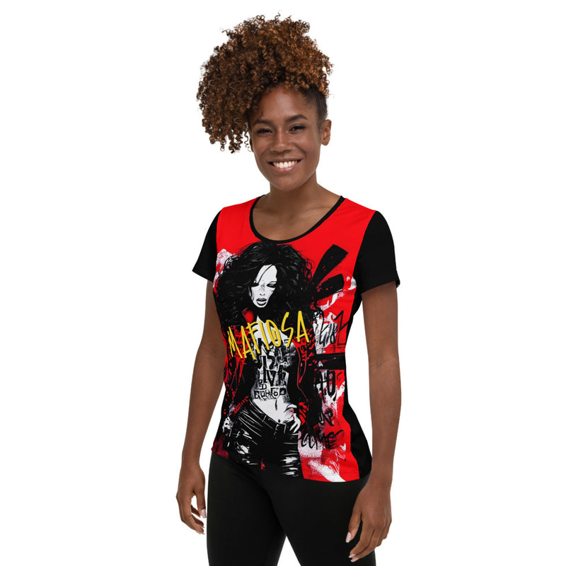 Latina Fashion- Latina Rocks Mafiosa Savage Women's Short Sleeve Shirt