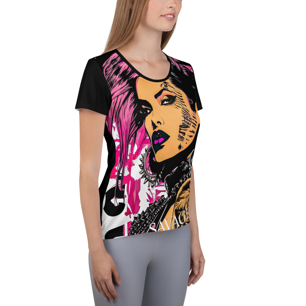 Latina Fashion- Latina Rocks Savage Women's Short Sleeve Shirt