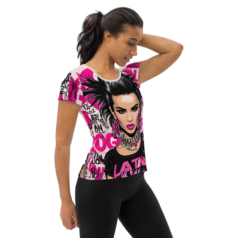 Latina Fashion- Latina Rocker Women's Short Sleeve Shirt