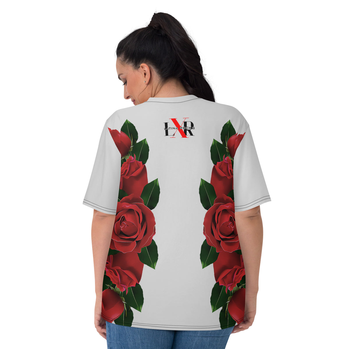 Latina Fashion- Latina Rocks Rosa Linda Women's Short Sleeve Shirt