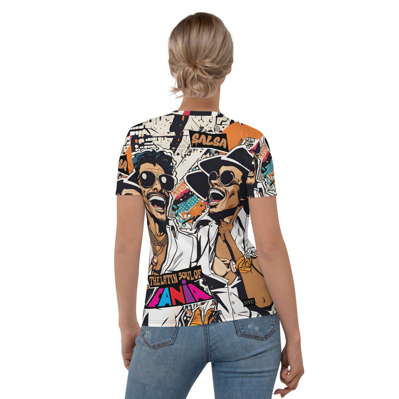 Latina Fashion- Latina Rocks Fania All-Stars Salsa Women's Shirt Sleeve