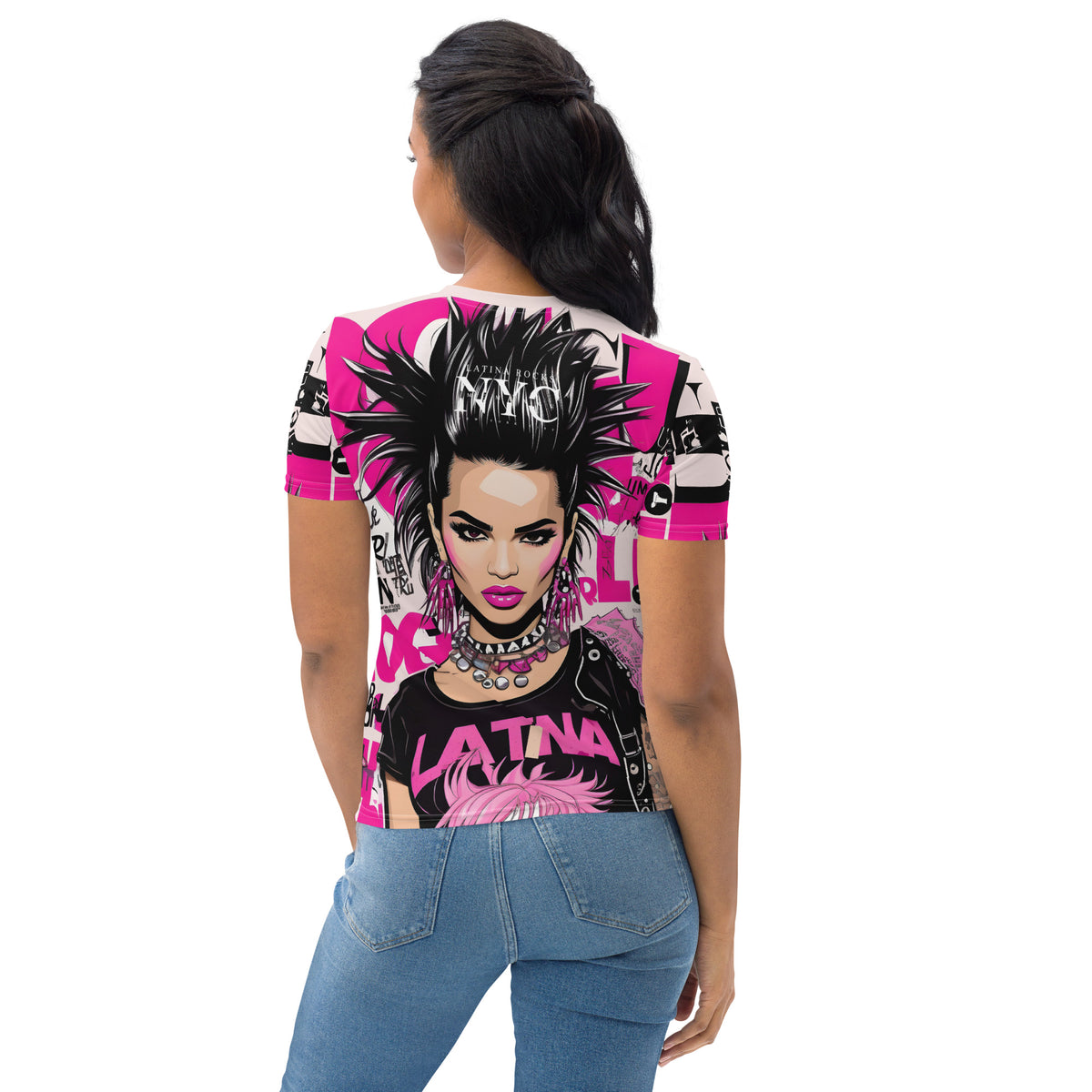 Latina Fashion- Latina Rocker Women's Short Sleeve Shirt