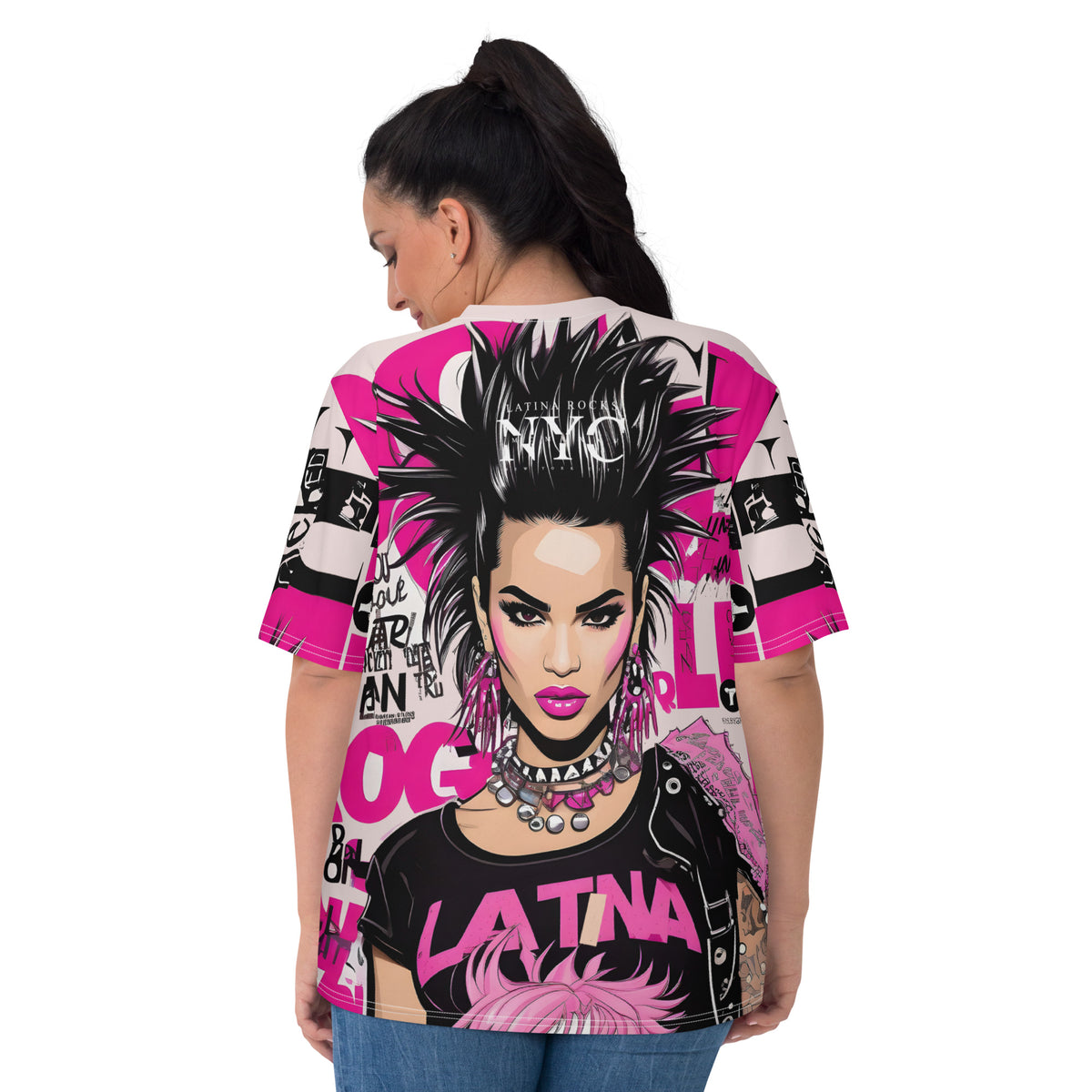 Latina Fashion- Latina Rocker Women's Short Sleeve Shirt