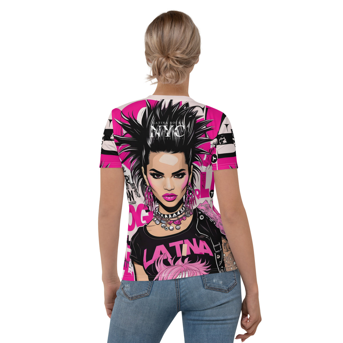 Latina Fashion- Latina Rocker Women's Short Sleeve Shirt