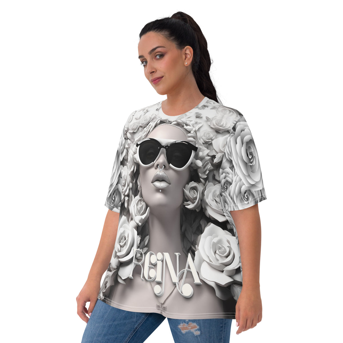 Latina Fashion- Latina Rocks Reina Women's Long Sleeve Shirt