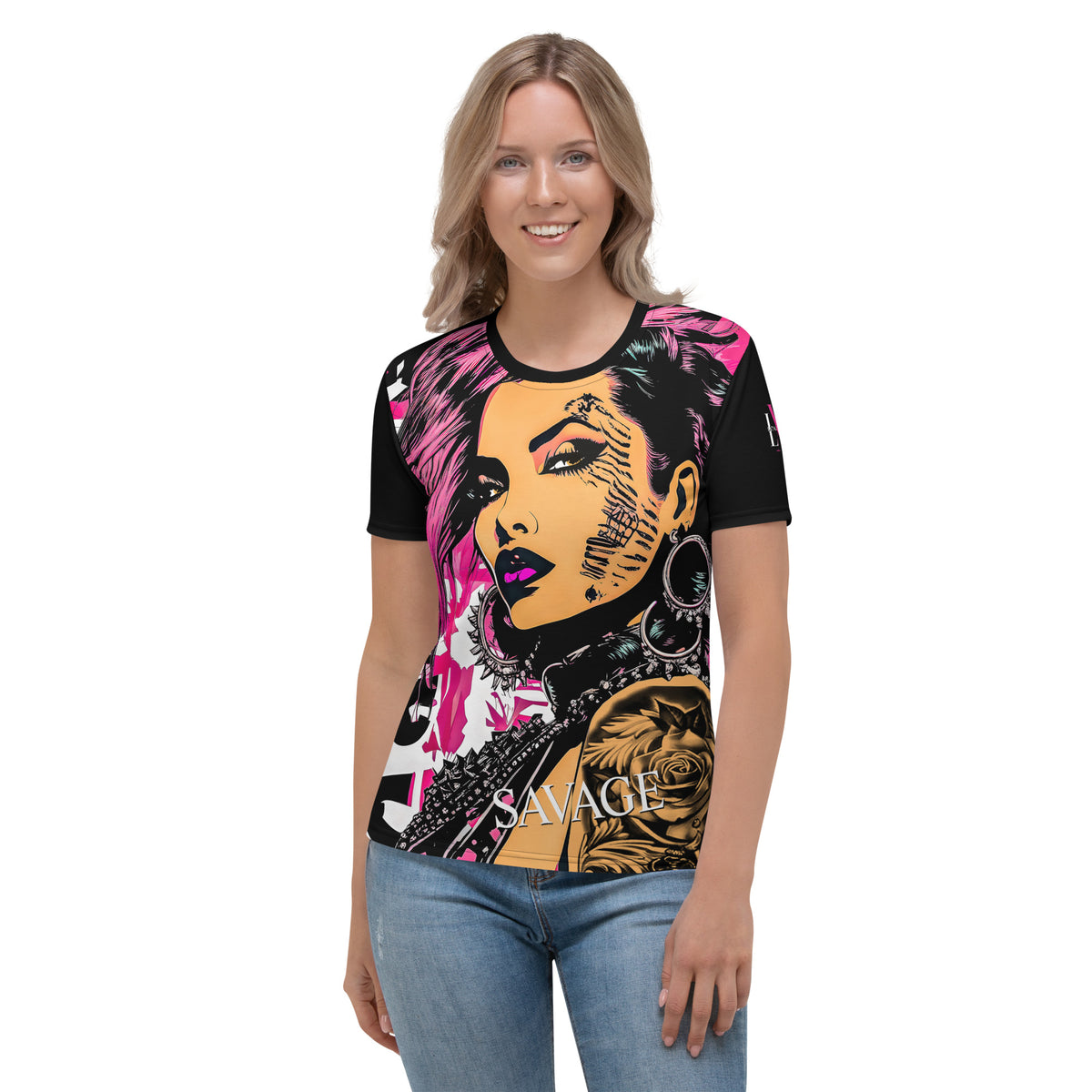 Latina Fashion- Latina Rocks Savage Women's Short Sleeve Shirt