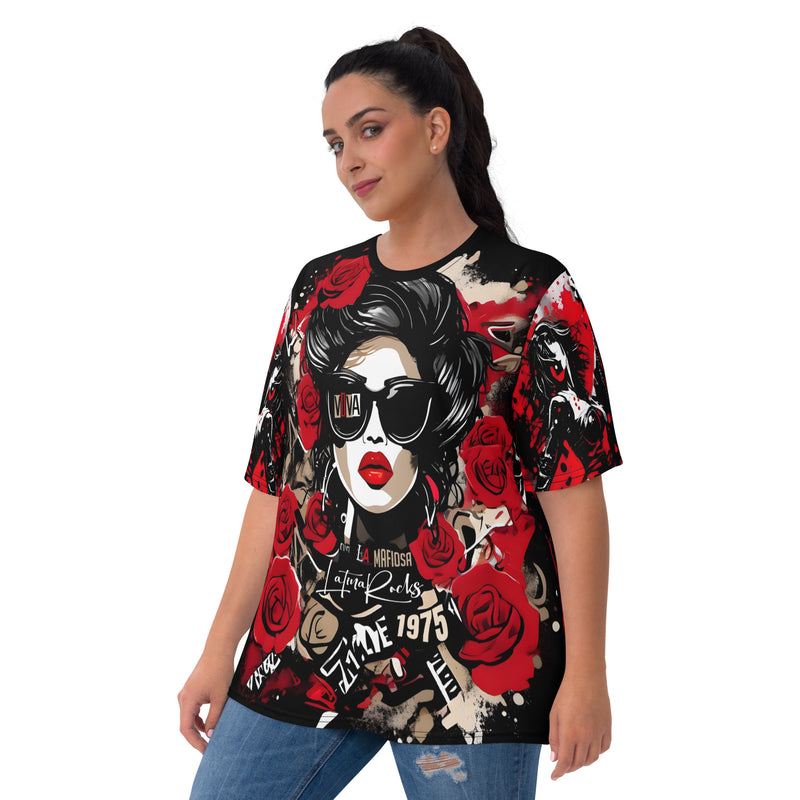 Latina Fashion- Latina Rocks Viva La Mafiosa Women's Short Sleeve Shirt