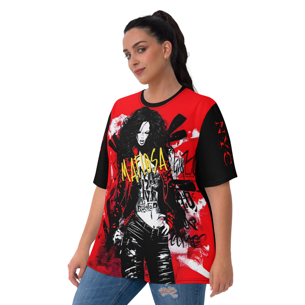 Latina Fashion- Latina Rocks Mafiosa Savage Women's Short Sleeve Shirt