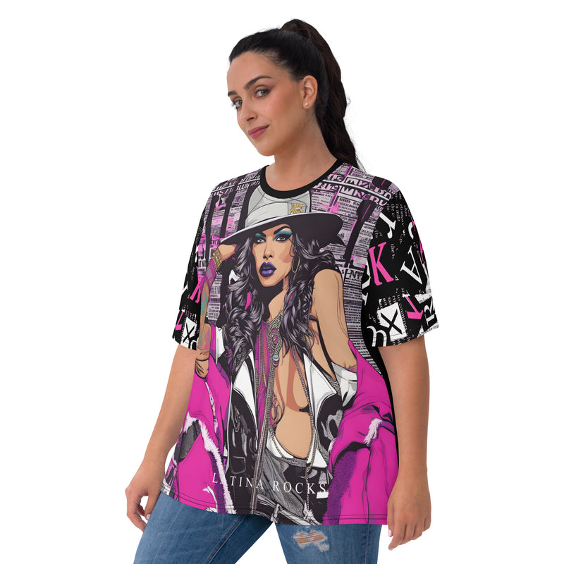 Latina Fashion- Latina Rocks La Sensual Women's Short Sleeve Shirt