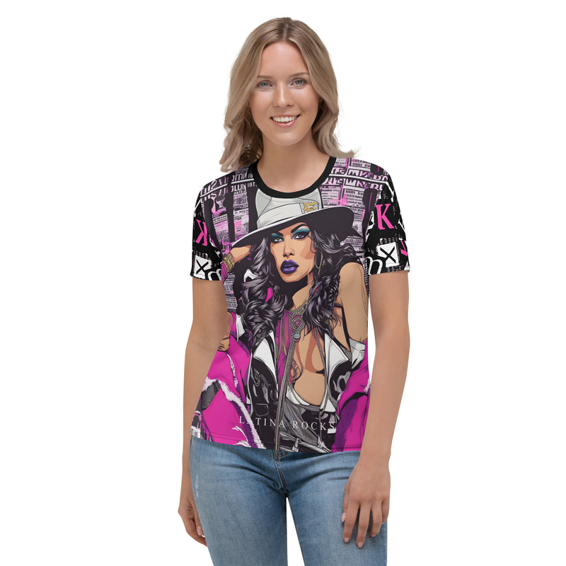 Latina Fashion- Latina Rocks La Sensual Women's Short Sleeve Shirt