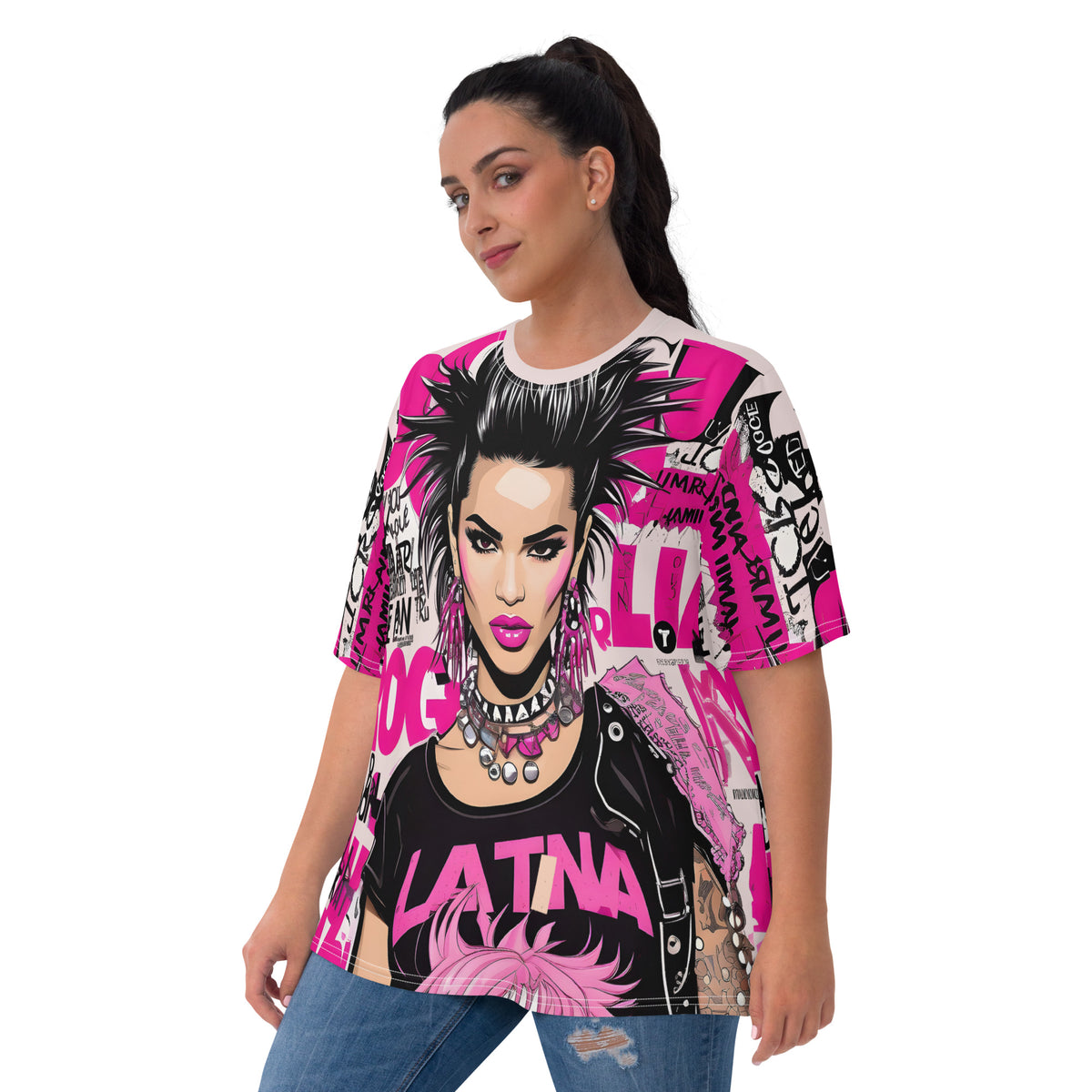 Latina Fashion- Latina Rocker Women's Short Sleeve Shirt