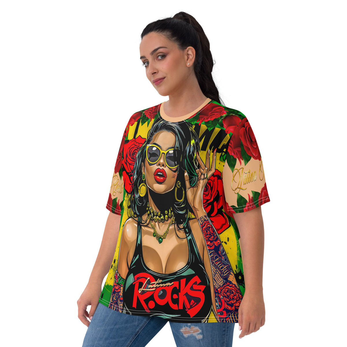 Latina Fashion- Latina Rocks Soy Latina Women's Short T-shirt