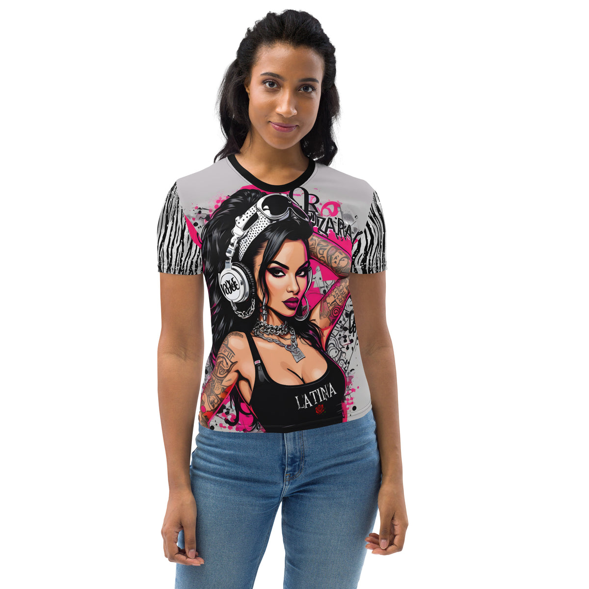 Latina Fashion- Latina Rocks Urban Vibes Women's Short Sleeve T-shirt