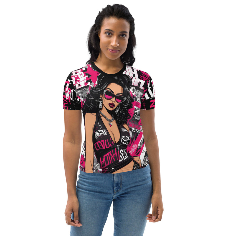 Latina Fashion- Latina Rocks L Diva Women's Short Sleeve T-shirt