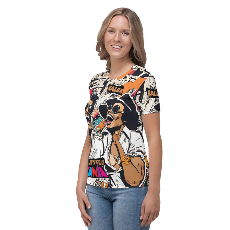 Latina Fashion- Latina Rocks Fania All-Stars Salsa Women's Shirt Sleeve