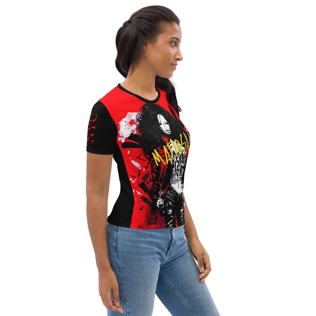 Latina Fashion- Latina Rocks Mafiosa Savage Women's Short Sleeve Shirt