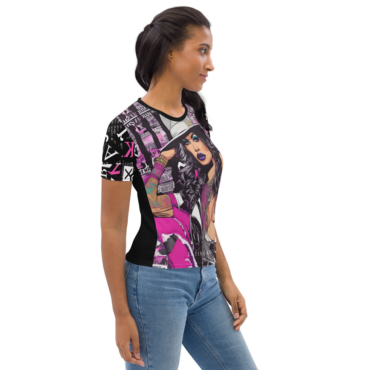 Latina Fashion- Latina Rocks La Sensual Women's Short Sleeve Shirt