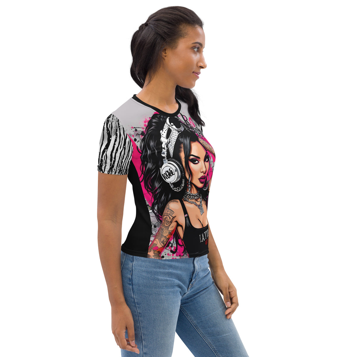 Latina Fashion- Latina Rocks Urban Vibes Women's Short Sleeve T-shirt