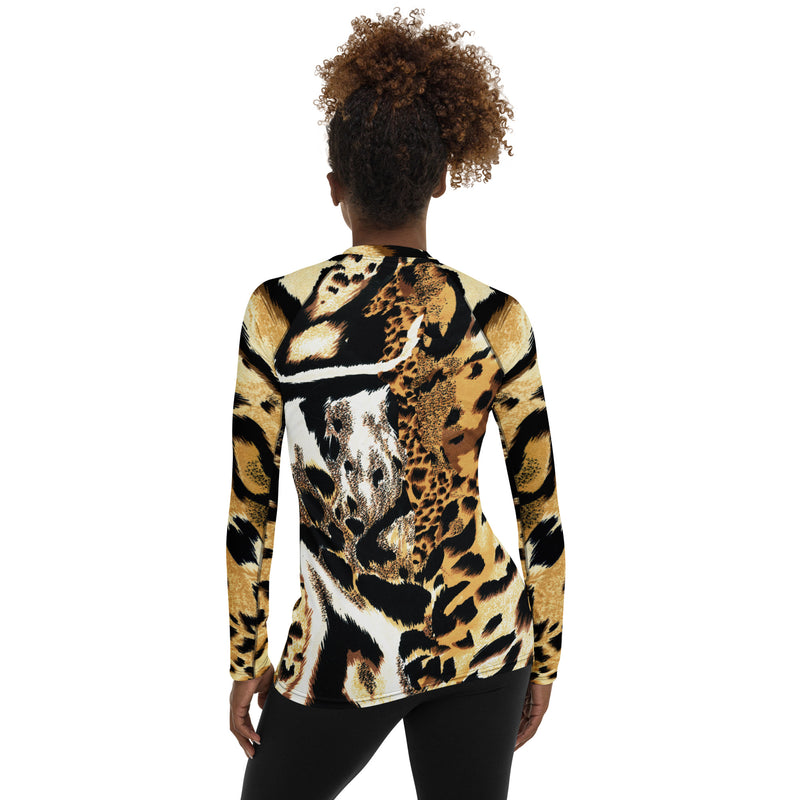 Latina Rocks Fashion Animal Print Women's Long Sleeve