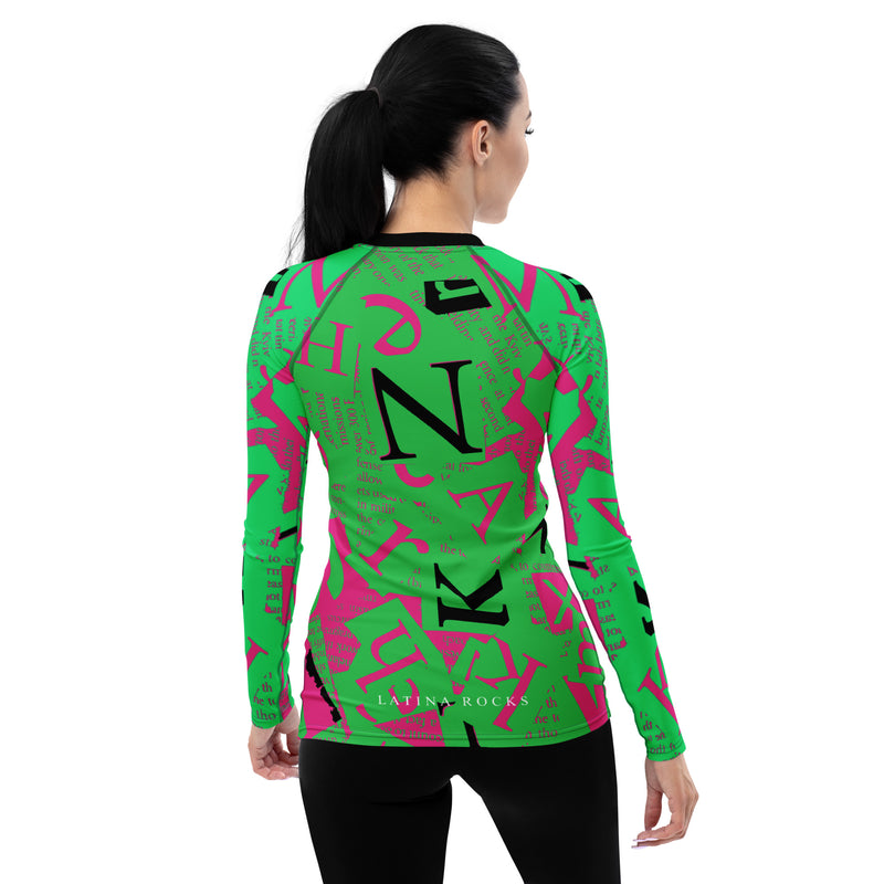 Latina Fashion- Latina Rocks Diosa Urbana Long Sleeve Women's Shirt